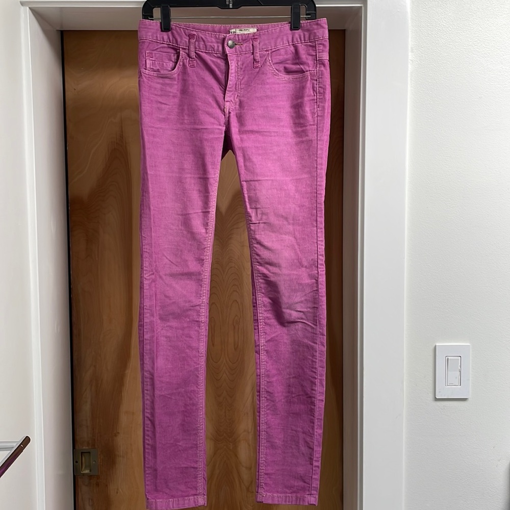 Free People skinny cords. Worn only a few times! Super fun and stylish!